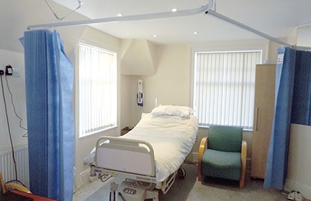 clinical private rooms at the Belvedere Clinic
